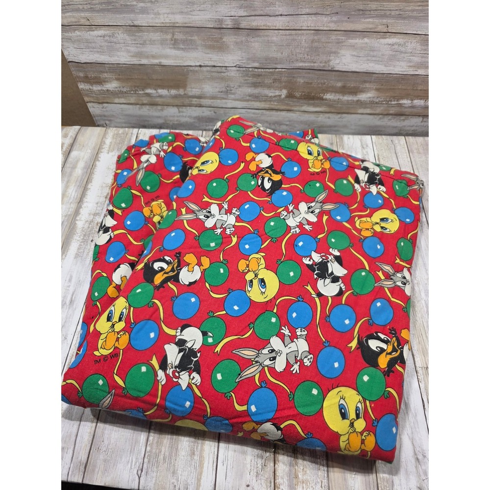Looney Tunes Characters Red Balloons 38"x60"‎ Blanket Crib Kids Bedding Tweety